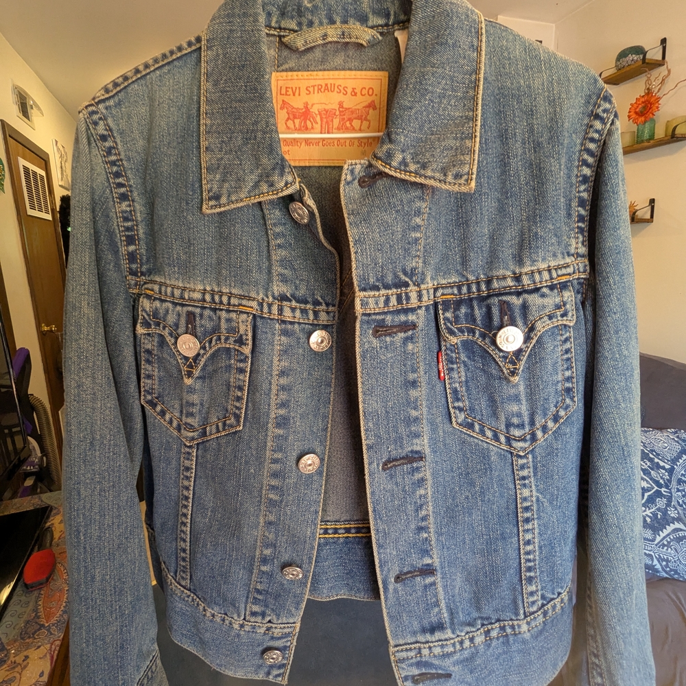 Levi's Blue Jean Jacket Classic Medium Wash